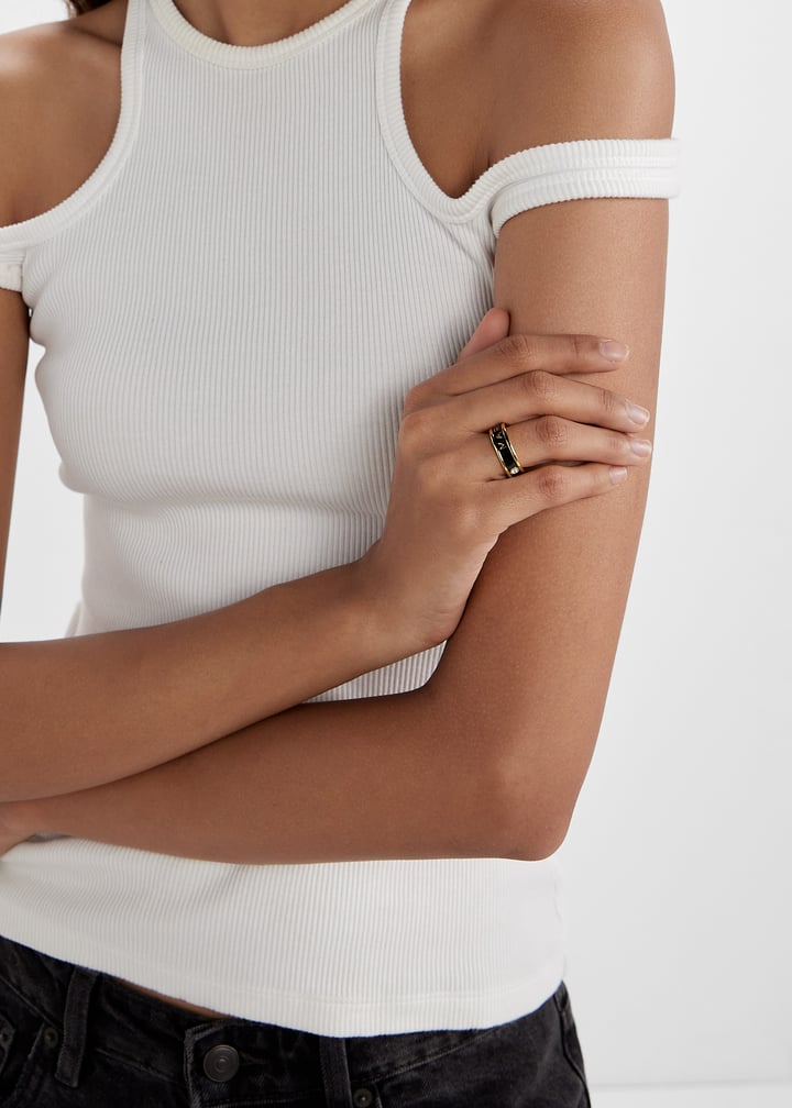 Marc Jacobs The Marc Jacobs Enamel ring for Women - Gold in