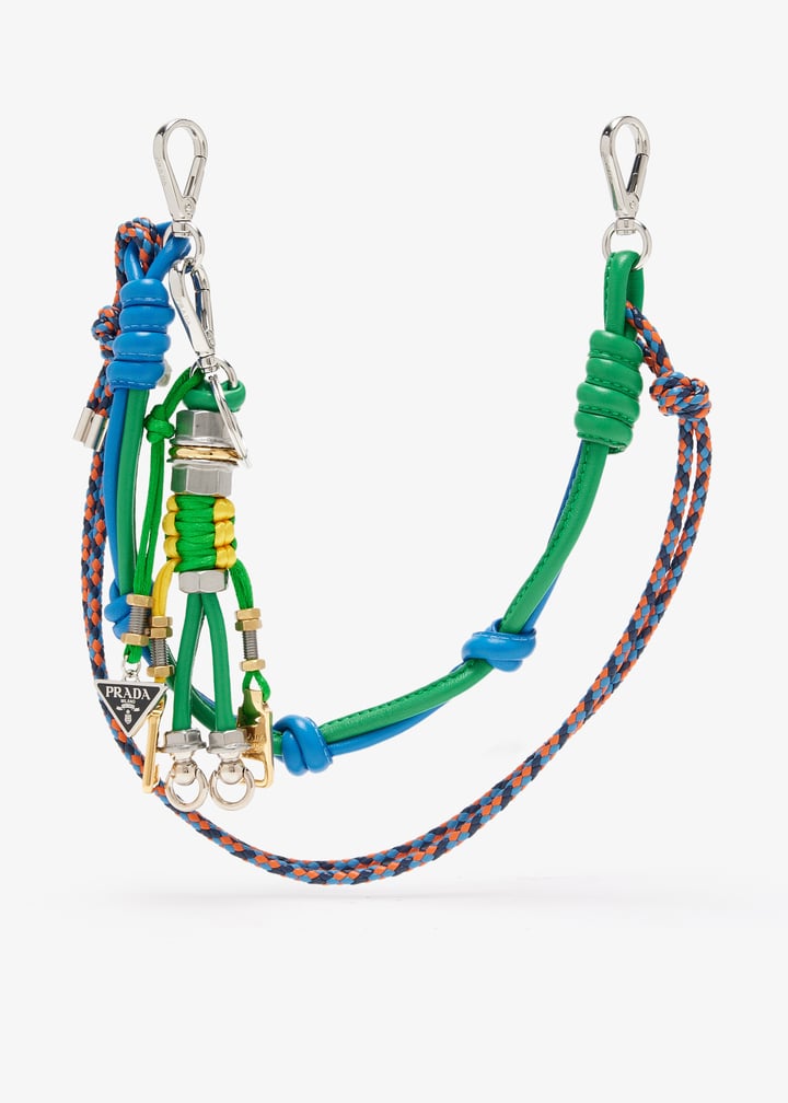 Prada Pop Strings Nappa leather and metal bag charm for Men