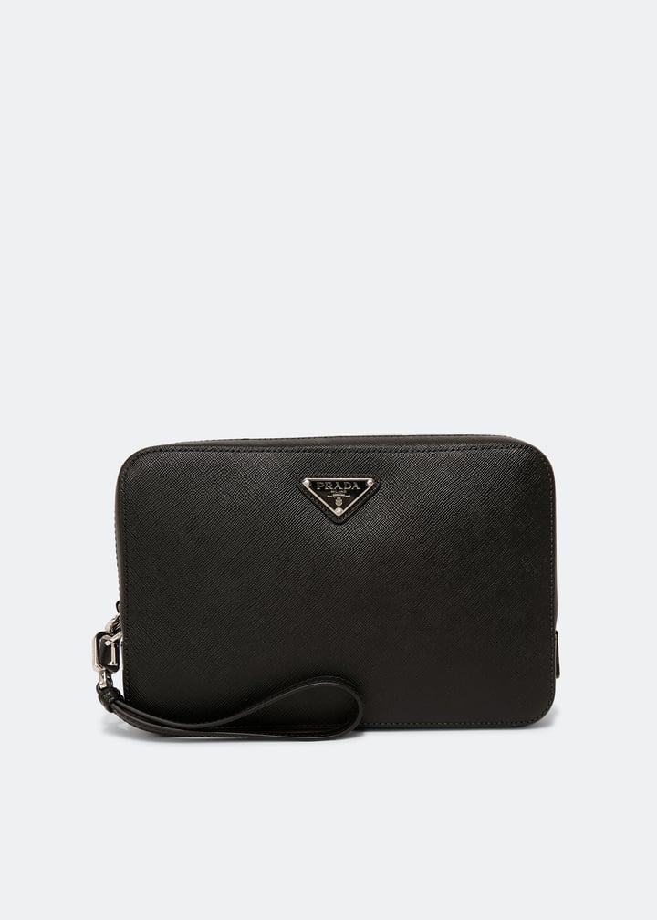 ポーチ Prada Black Leather Pouch Black Leather pouch | PRADA