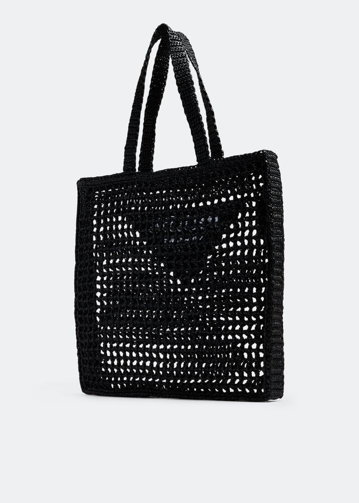 Prada Crochet tote bag for Men - Black in UAE | Level Shoes