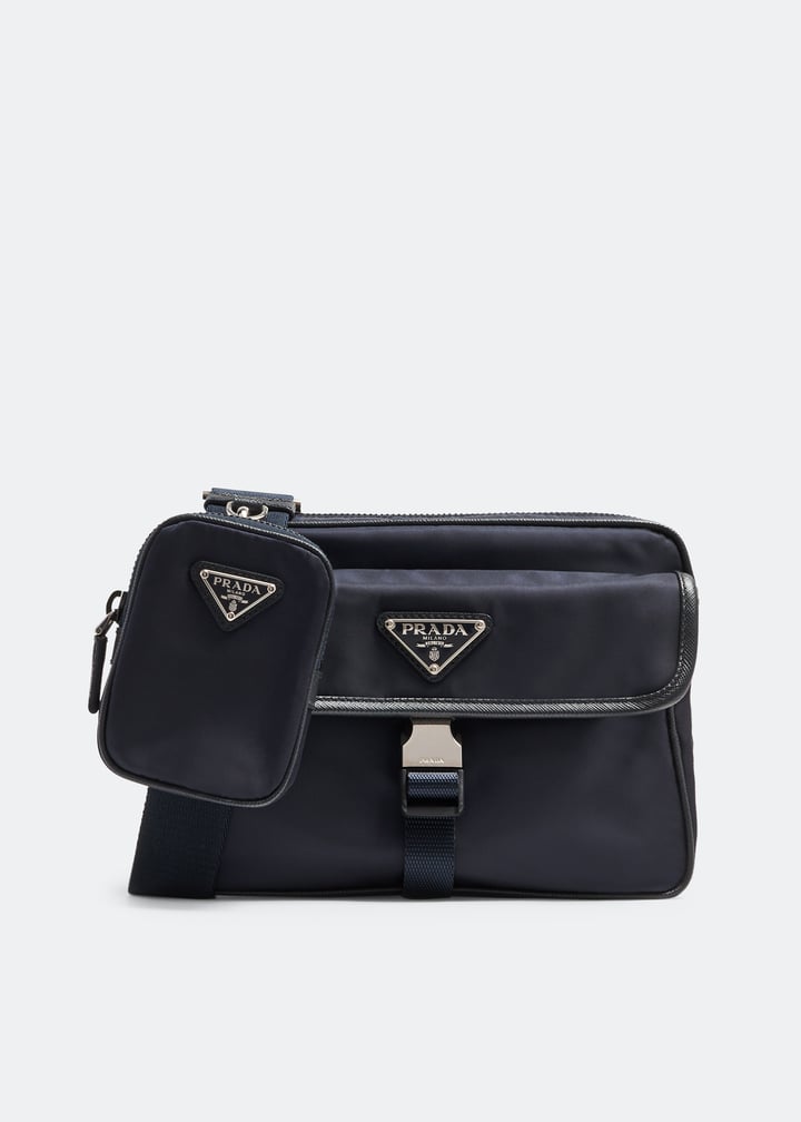 【関税＆送料込み】Prada Re-Nylon Shoulder Bags Black Re-Nylon and leather shoulder bag | PRADA