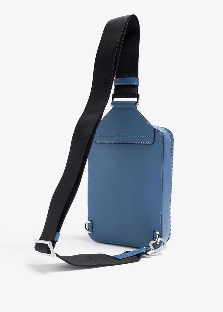 国内発送★PRADA★Brique Brushed バック Prada Prada Brique bag in black brushed leather | TheDoubleF