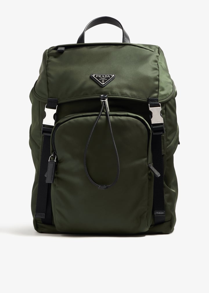 バックパック・リュック PRADA OLIVE GREEN RE-NYLON BACKPACK Prada Re-Nylon backpack for Men - Green in UAE | Level Shoes