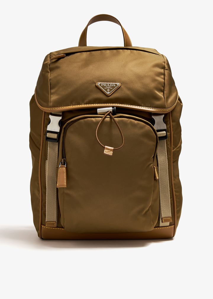 PRADA ブラウン ナイロンリュック Prada Re-Nylon バックパック | ブラウン | FARFETCH JP