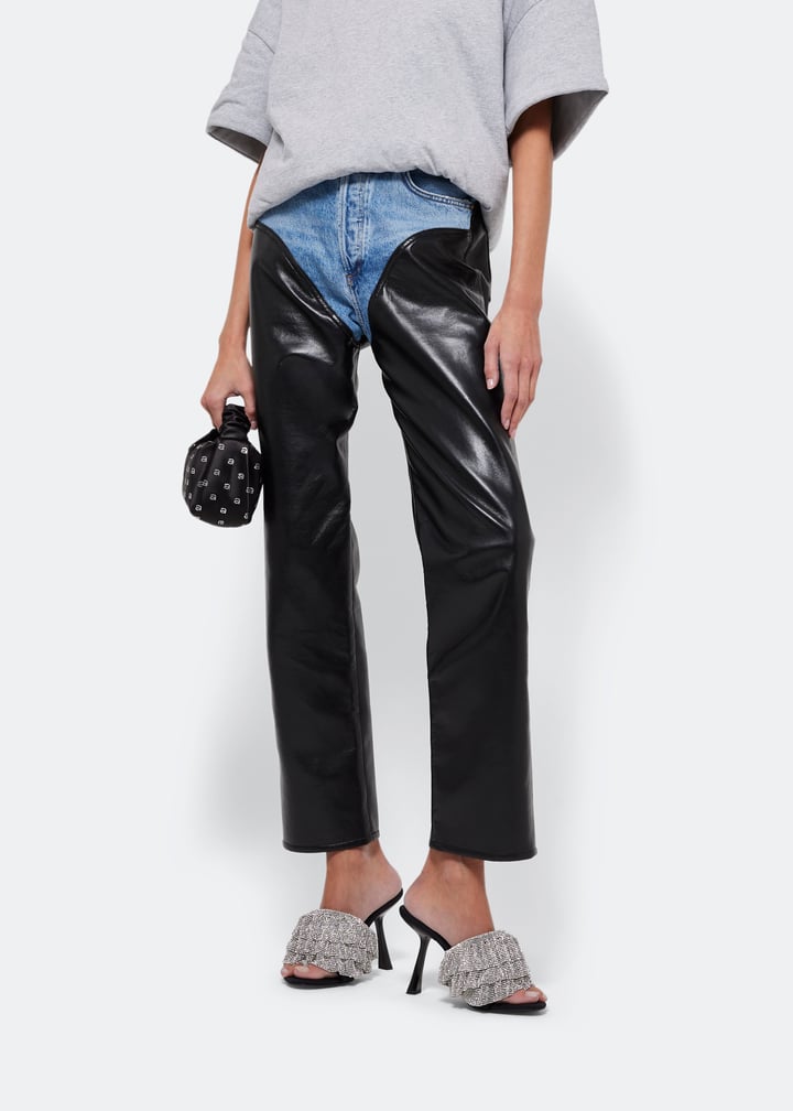 Alexander Wang Nala crystal ruffle 105 mules for Women