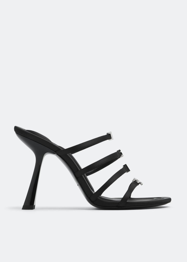 VIP★ALEXANDER WANG Nala ロゴ サンダル ミュール Alexander Wang Julie Tubular Logo Sandals | Saks Fifth Avenue