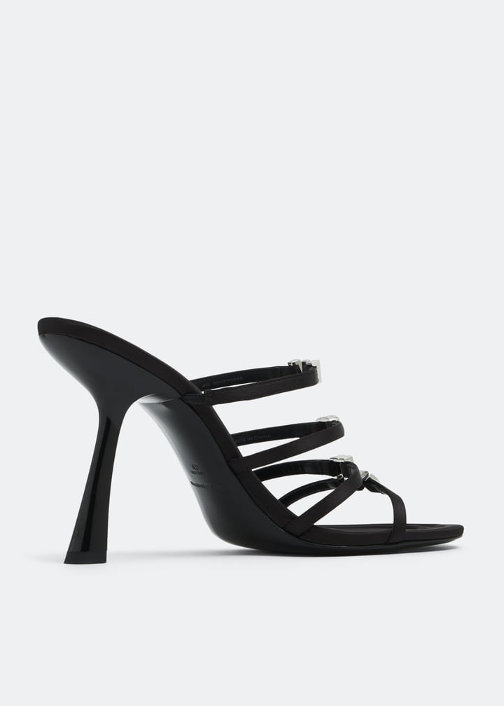VIP★ALEXANDER WANG Nala ロゴ サンダル ミュール サンダル・ミュール Nala 105 Logo Sandals - Alexander Wang