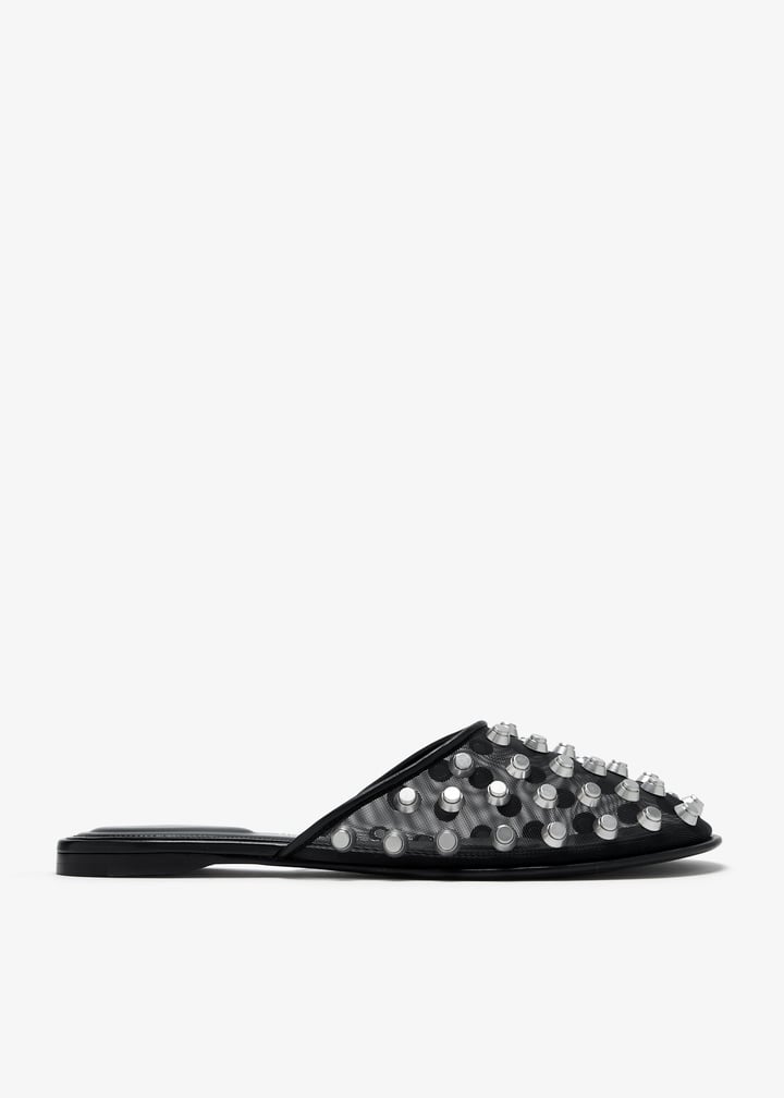 サンダル・ミュール Alexander Wang Sandal Rhodes Rhodes 105mm Sandal in BLACK | alexanderwang®