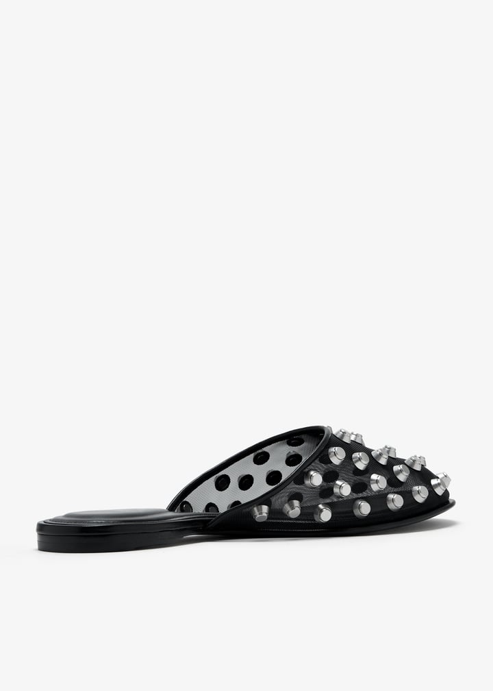 Alexander Wang ☆ブラック Rhodes フラットシューズ Alexander Wangのブラック Rhodes フラットシューズがセール中