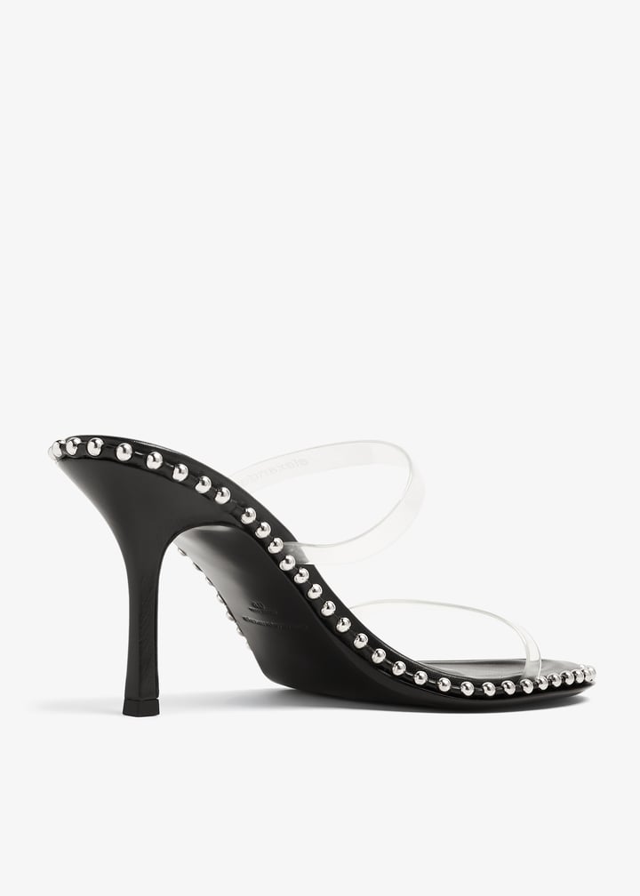 Alexander Wang Nova 85 slide sandals for Women - Black in