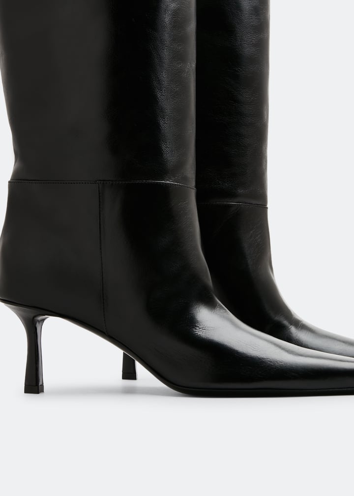 Alexander Wang Viola 65 slouch boots for Women - Black in