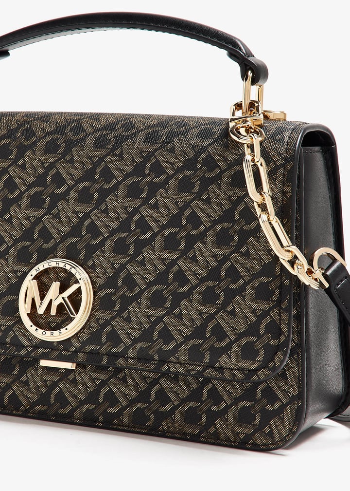 DDD　904545 Michael Kors Delancey satchel for Women - Brown in KSA | Level Shoes