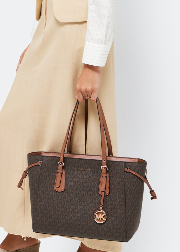 Michael Kors Voyager shopper tote bag for Women - Brown in