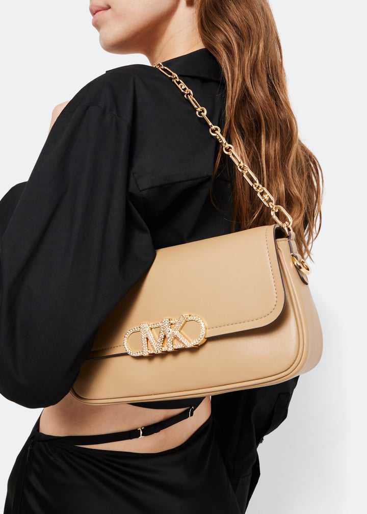 Michael Kors Parker medium shoulder bag for Women - Brown in USA