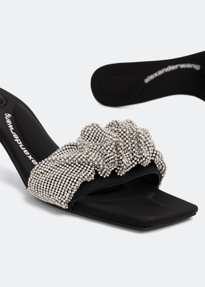 Alexander Wang Jessie Scrunchie sandals for Women - Black in UAE