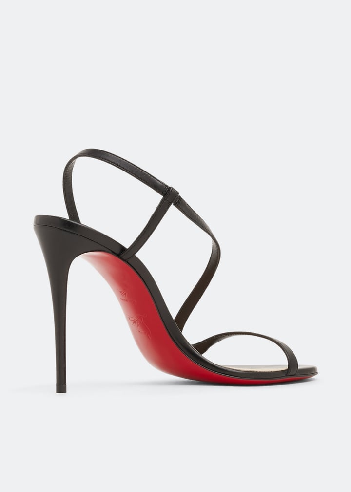 サンダル・ミュール Christian Louboutin Rosalie Black Patent Leather Sandals Christian Louboutin Rosalie black patent leather sandals