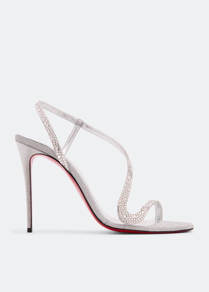 リ―ル Christian Louboutin Rosalie sandals for Women - Silver in