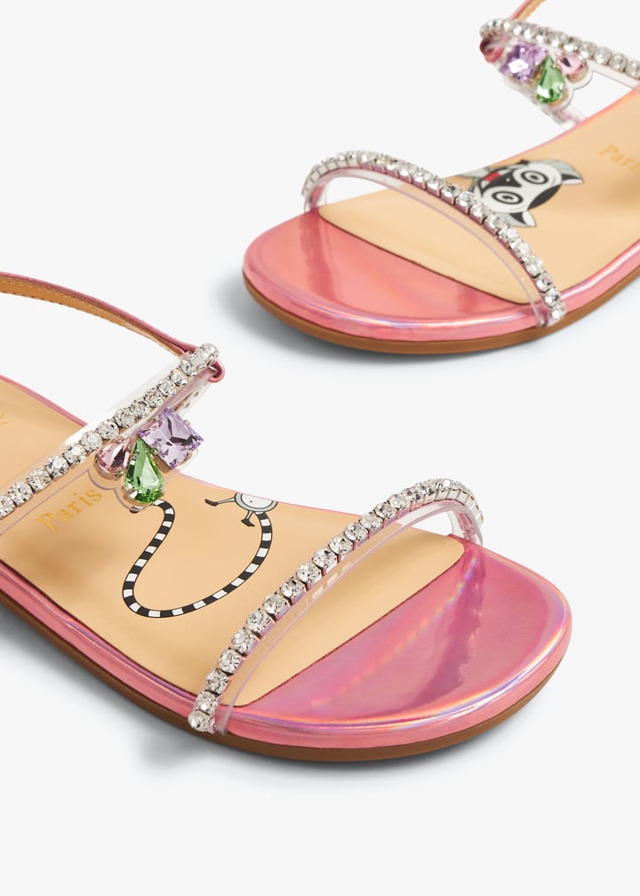 Christian Louboutin Miniqueenie sandals for Girl - Pink in