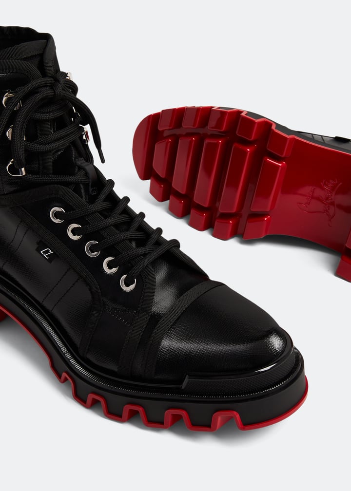 Christian Louboutin Panaroot Dune boots for Men - Black in