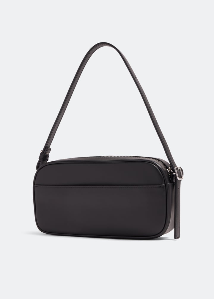 Courrèges Cloud leather baguette for Women - Black in UAE