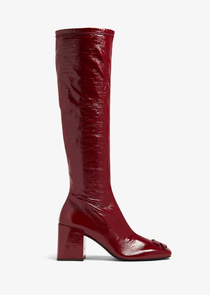 Courrèges Heritage vinyl boots for Women - Red in UAE | Level Shoes