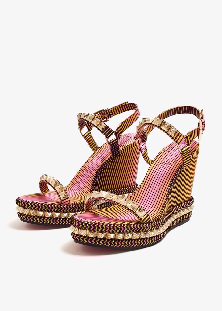 Christian Louboutin Pyraclou 110 wedge sandals for Women