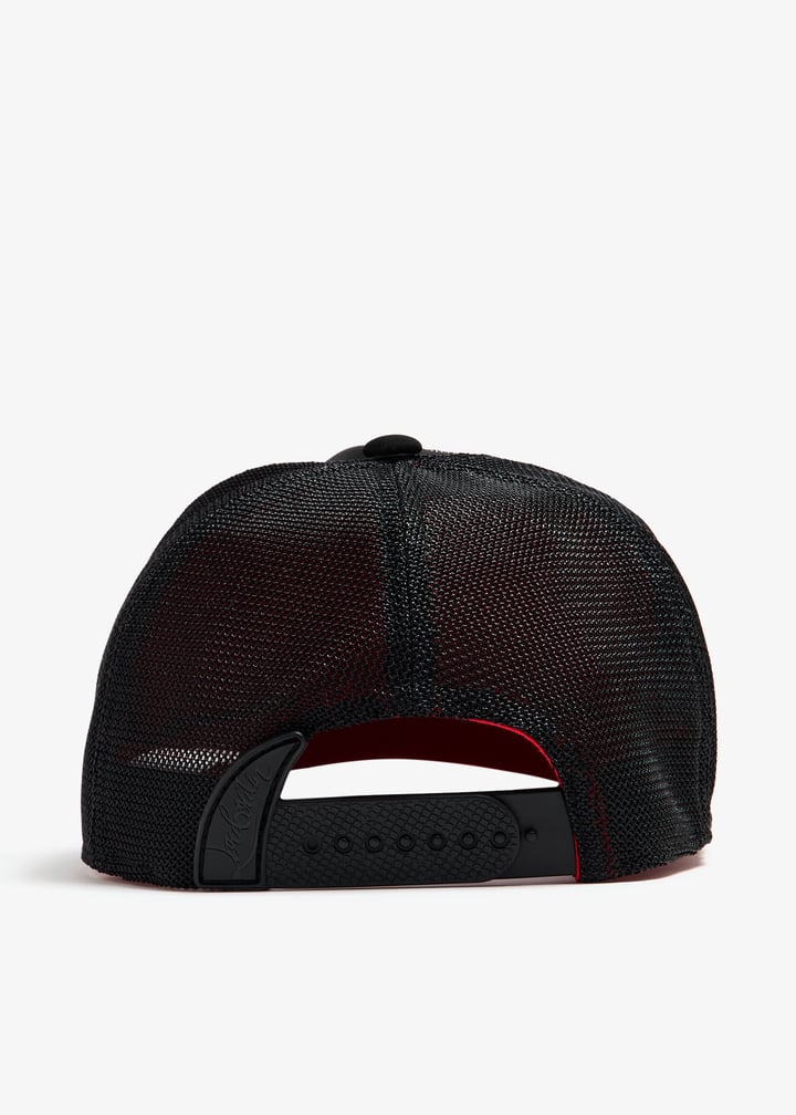 CHRISTIAN LOUBOUTIN キャップ CAP Christian Louboutin Mooncrest Stones Baseball Cap Size XS
