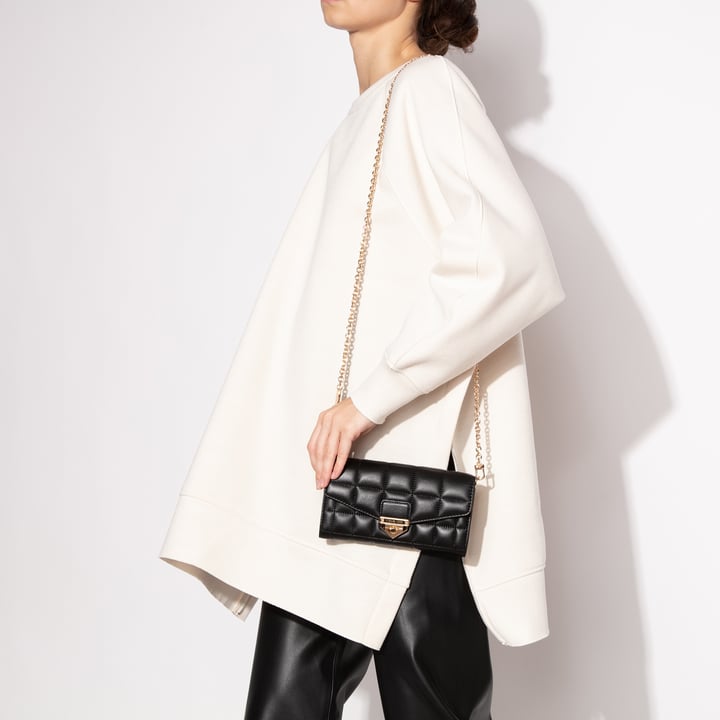 Michael Kors SoHo large shoulder bag for Women Black in KSA