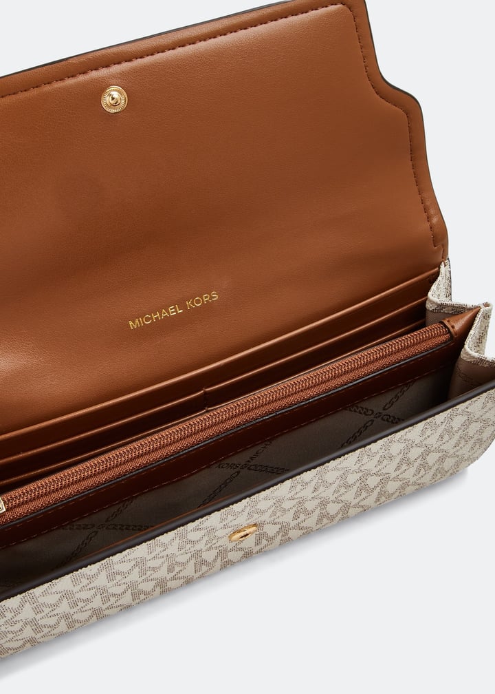 Michael Kors Hamilton Legacy wallet for Women - Beige in UAE | Level Shoes