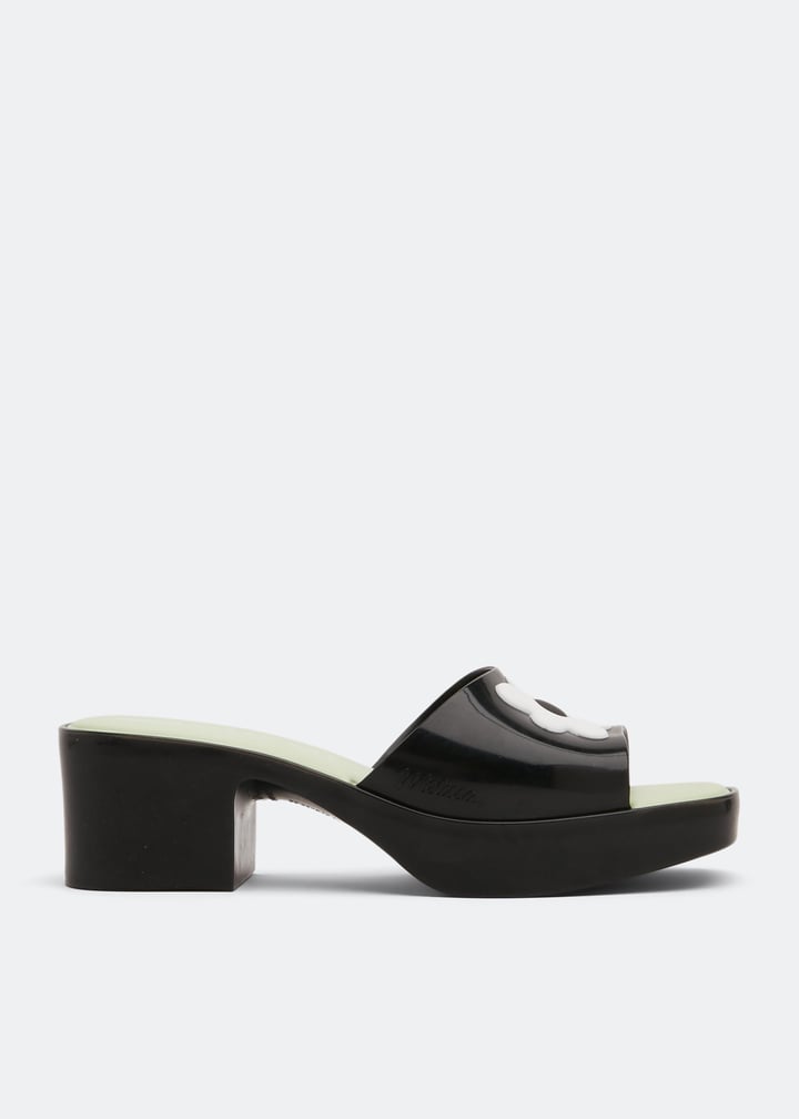 melissa Lazy Oaf ブラック サンダル Melissa x LO Black & Pink Kick Off Sandal – Lazy Oaf