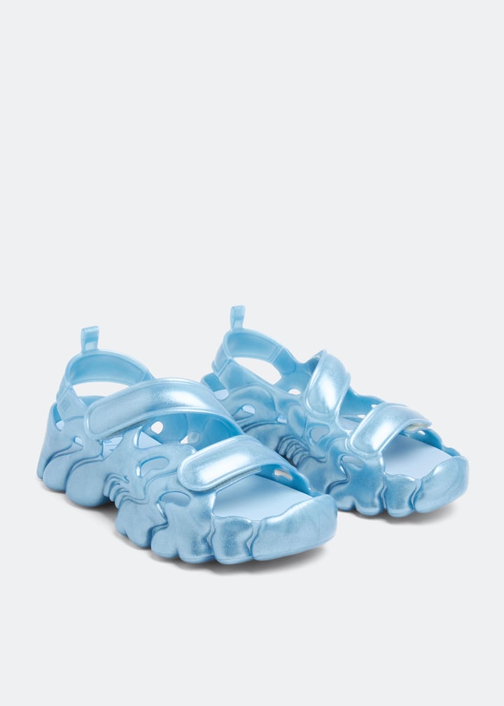 Melissa x Collina Strada Puff sandals for Women - Blue in USA