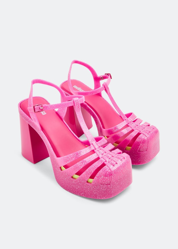 Platform Sandals Jelly Heel Sandals Juju Jelly Heeled Shoes In