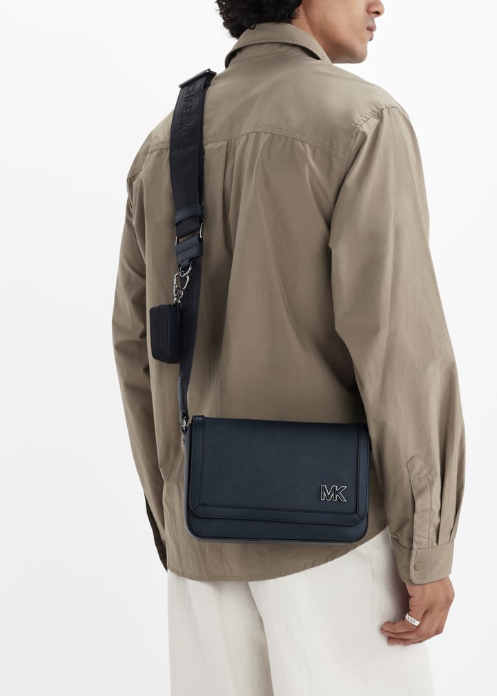 Michael Kors Edison mini crossbody bag for Men - Navy in USA Michael Kors Edison mini crossbody bag for Men - Navy in USA