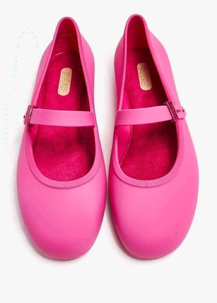 Melissa Soft Ballerina flats for Women Pink in KSA Level Shoes