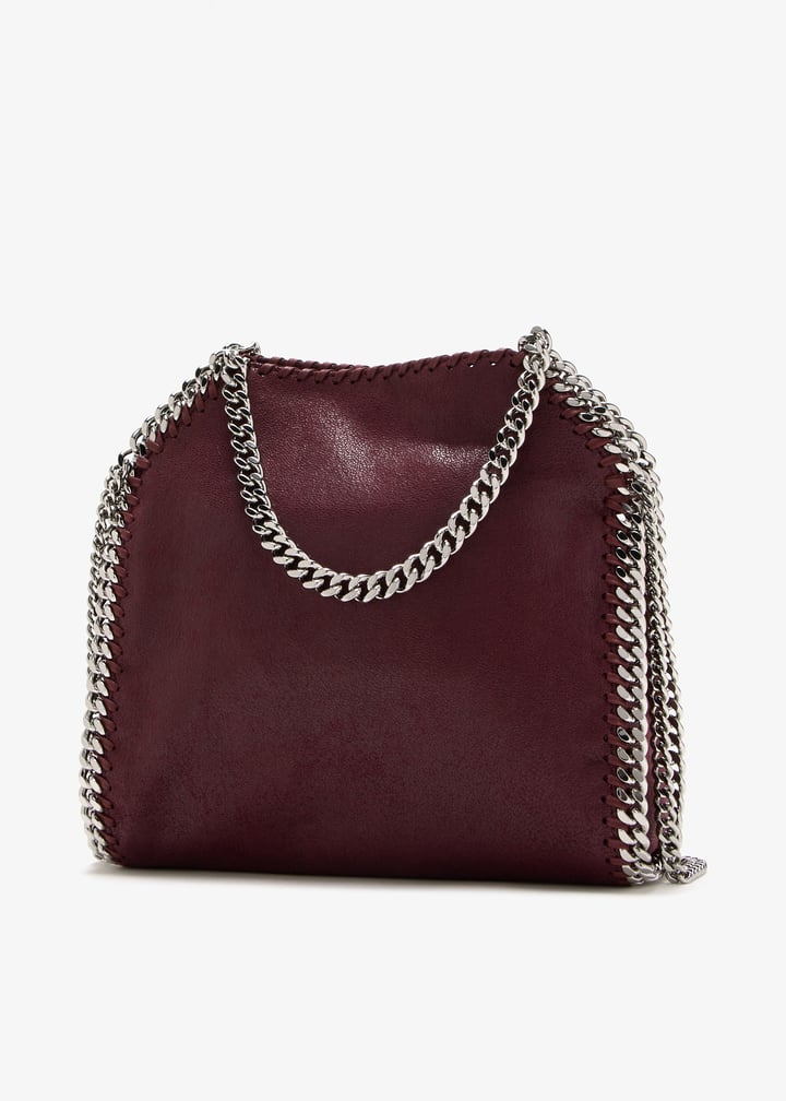 トートバッグ STELLA MCCARTNEY TOTE BAG MICRO FALABELLA PLUM COLOUR STELLA MCCARTNEY - Mini Falabella tote bag | Leam Roma