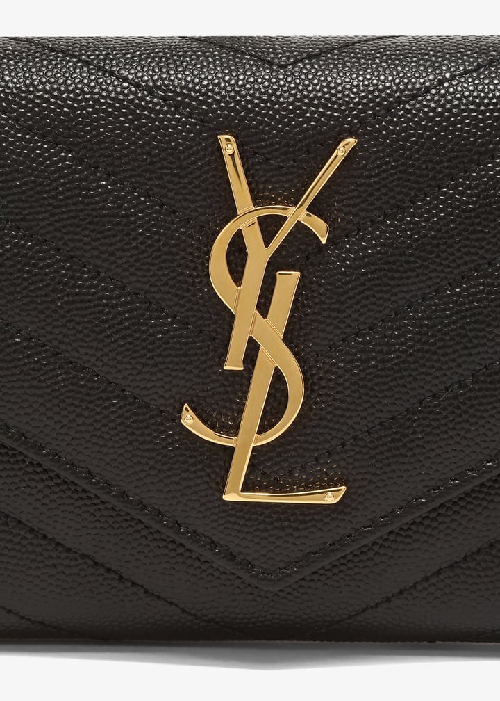バッグ Yves Saint Laurent wallet Saint Laurent Large monogram wallet for Women - Black in UAE