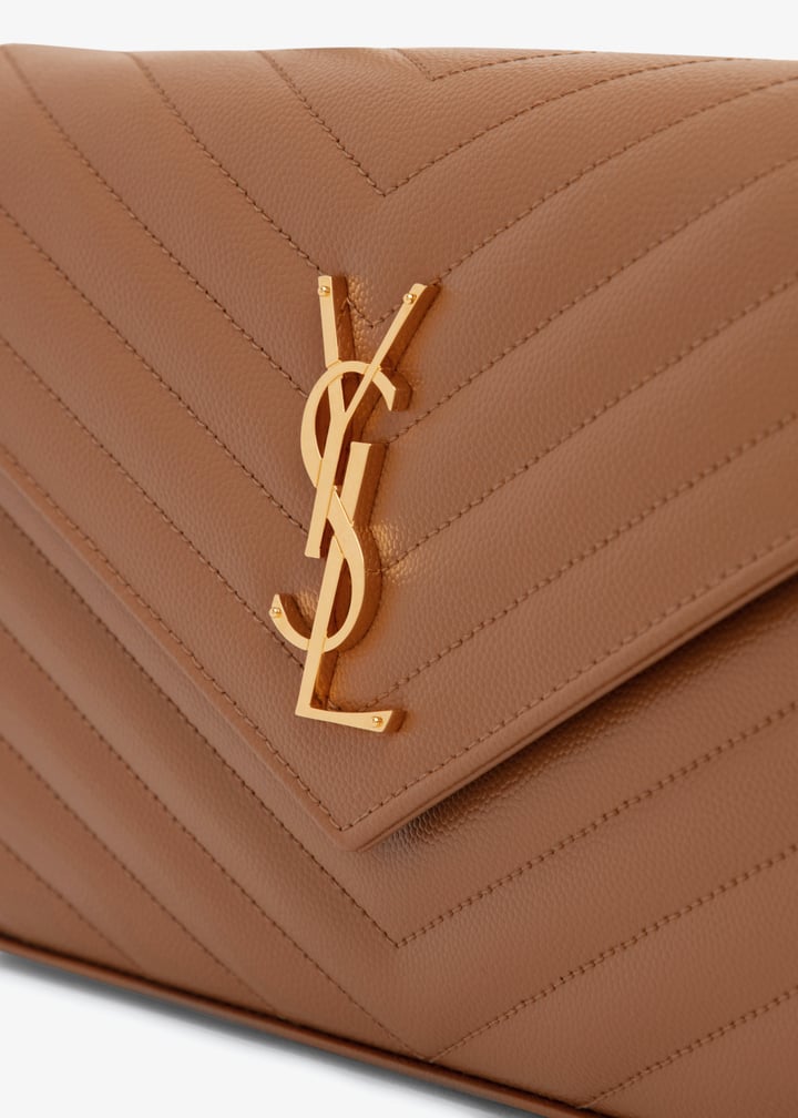 Saint Laurent Monogram chain wallet for Women - Brown in UAE