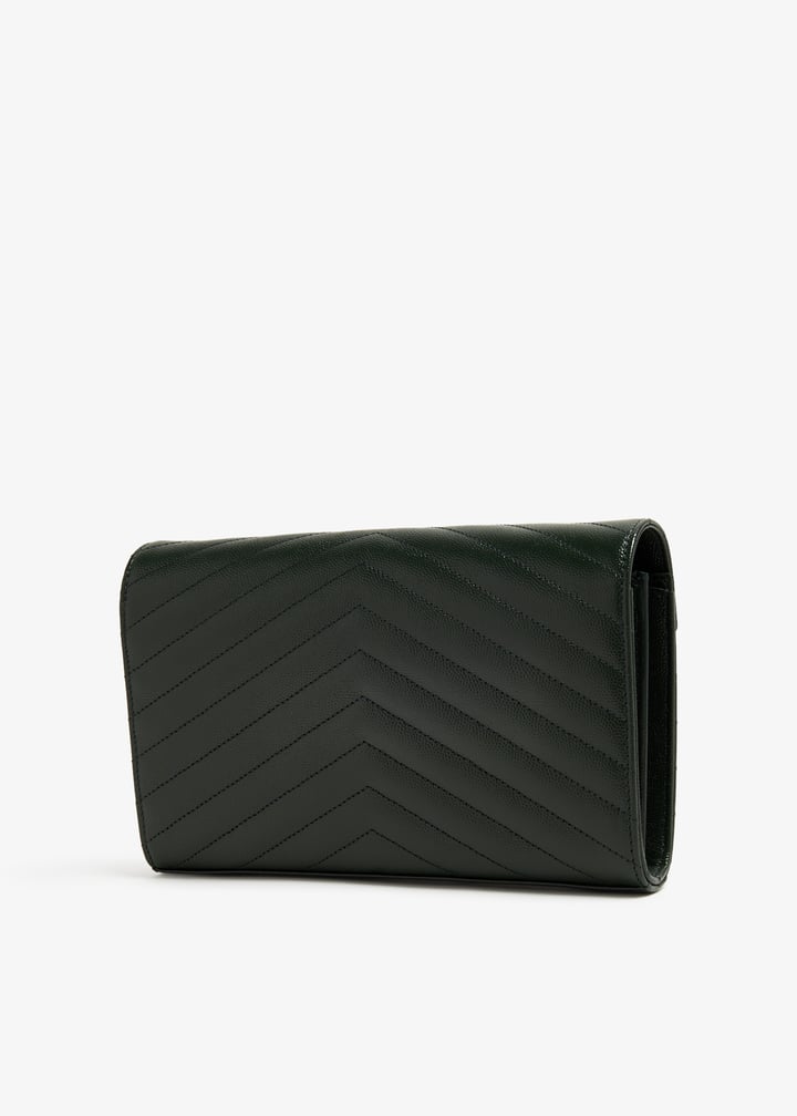 Saint Laurent Classic Cassandre chain wallet for Women
