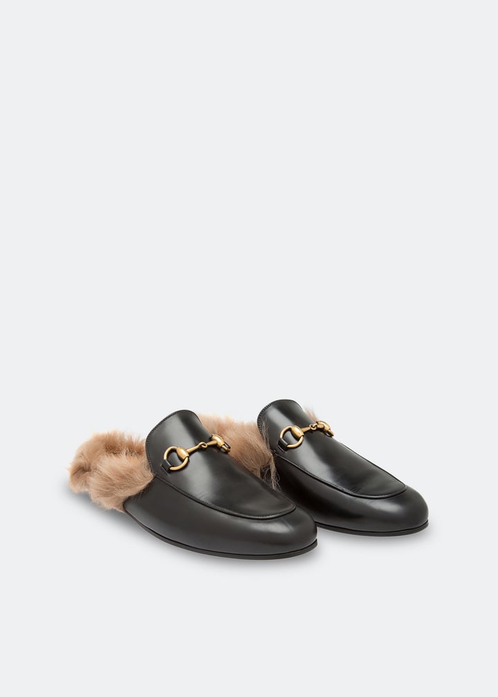 Gucciブラック Princetown Classic ローファー Gucci Princetown Fur Loafers 39.5 - Bijoux Bag Spa & Consignment