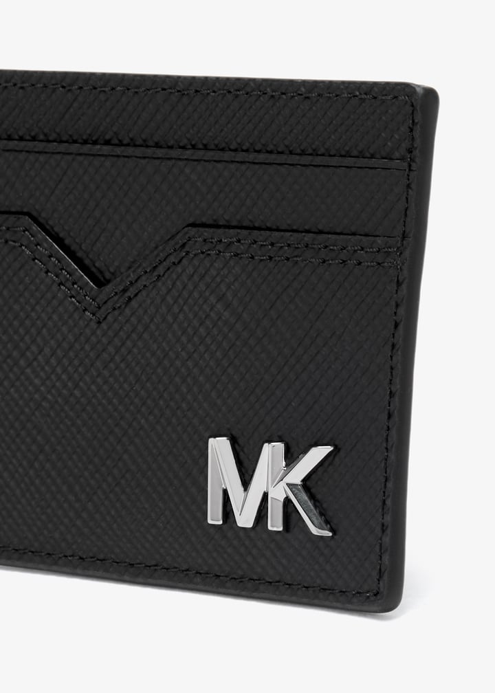 Michael Kors Notched card case for Men - Black in Qatar