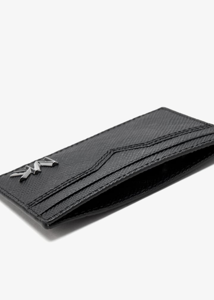 Michael Kors Notched card case for Men - Black in Qatar
