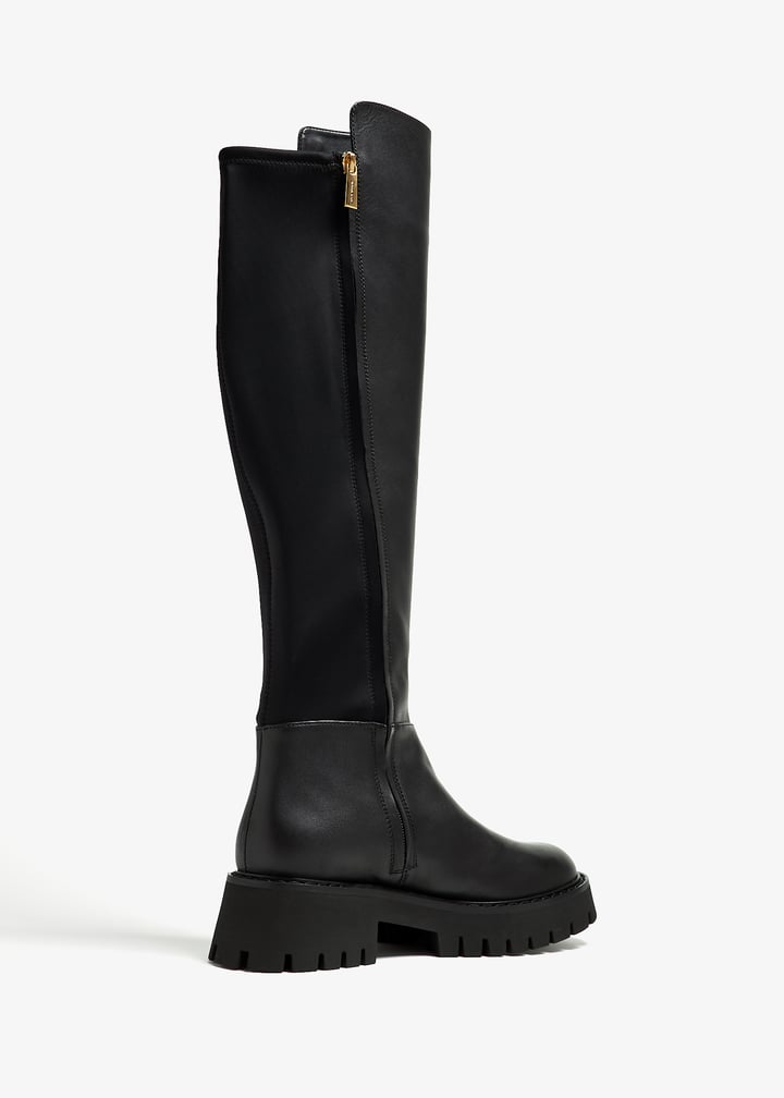 ロングブーツ Michael Kors FW24 (40F4CBFB7L 001BLACK) MICHAEL Michael Kors Womens 40F4CBFB7L Black Mid-Calf Boots
