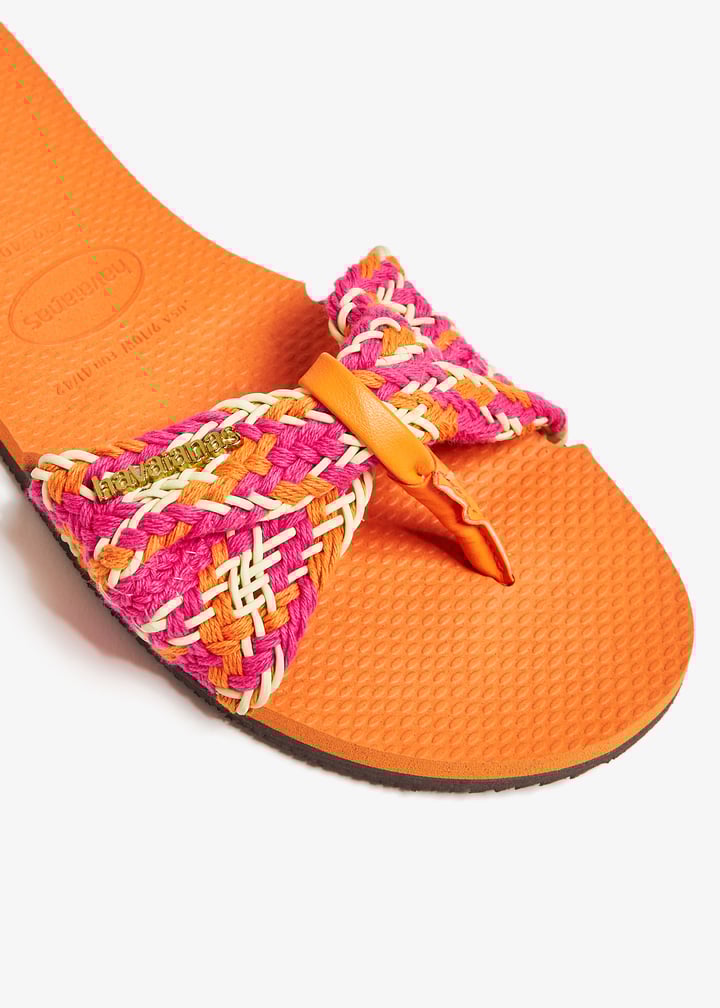 You Tropez mesh sandals