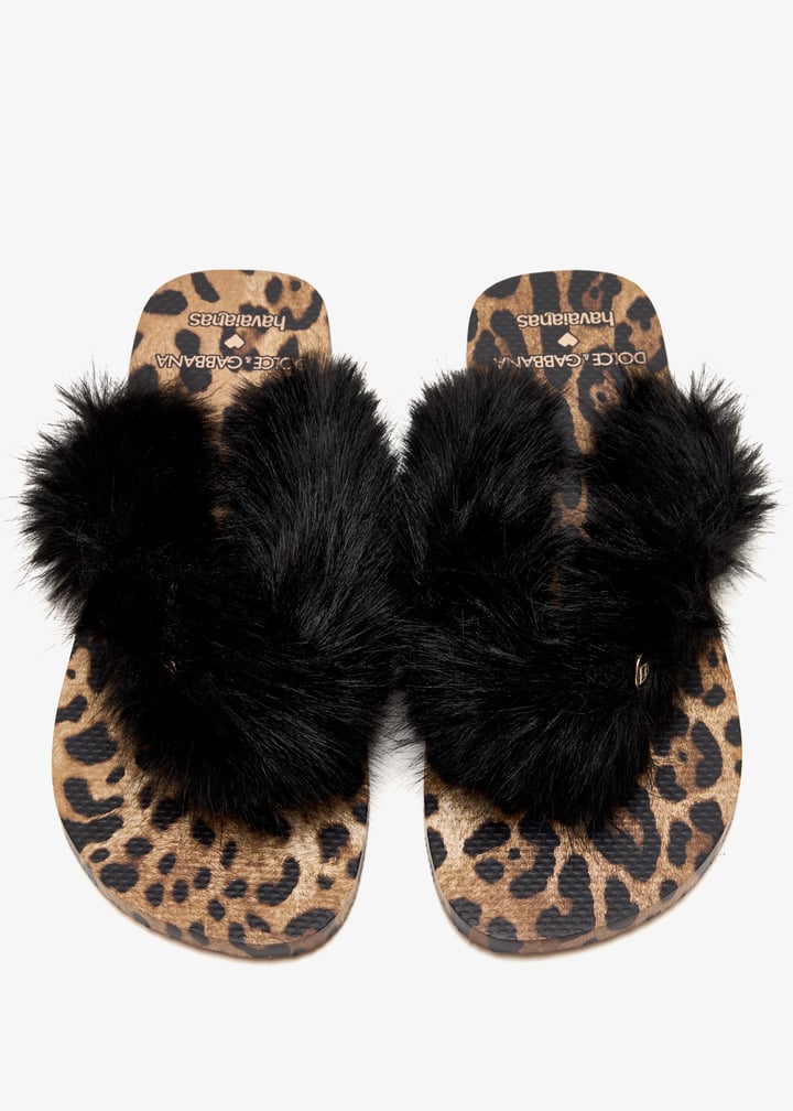 【Havaianas x Dolce&Gabbana】Top - Animal Leopard Havaianas x Dolce & Gabbana leopard flip flops for Women