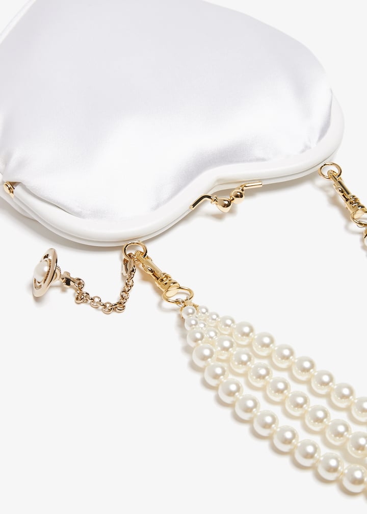 Vivienne Westwood Belle heart frame purse for Women - White