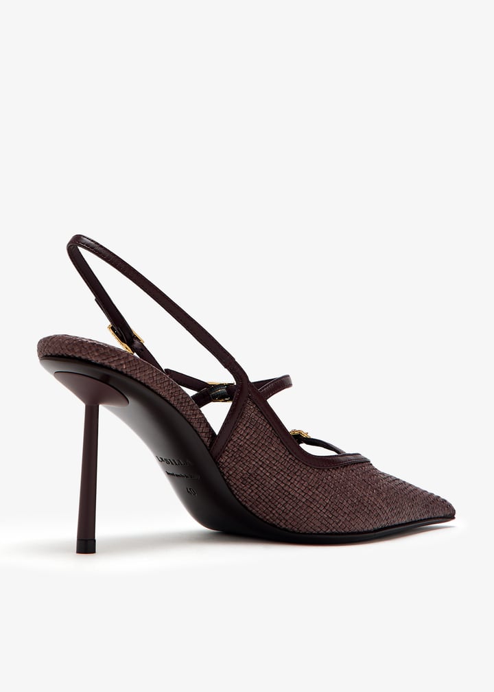 Le Silla Morgana slingback pumps for Women - Brown in UAE