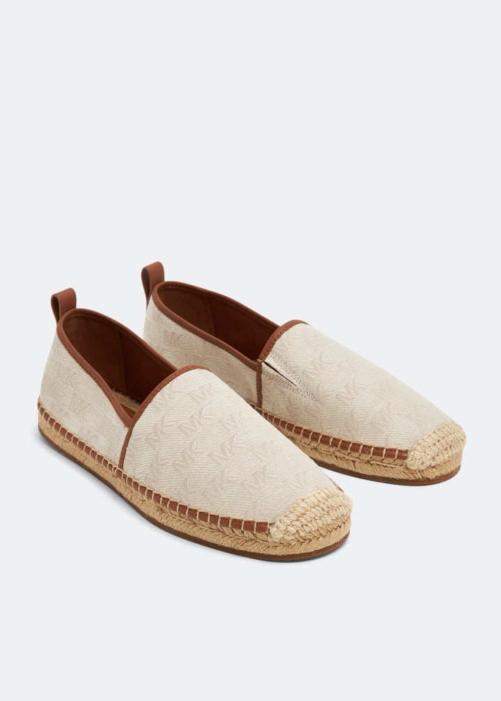 Michael Kors Owen logo jacquard espadrilles for Men - Beige  display picture 1