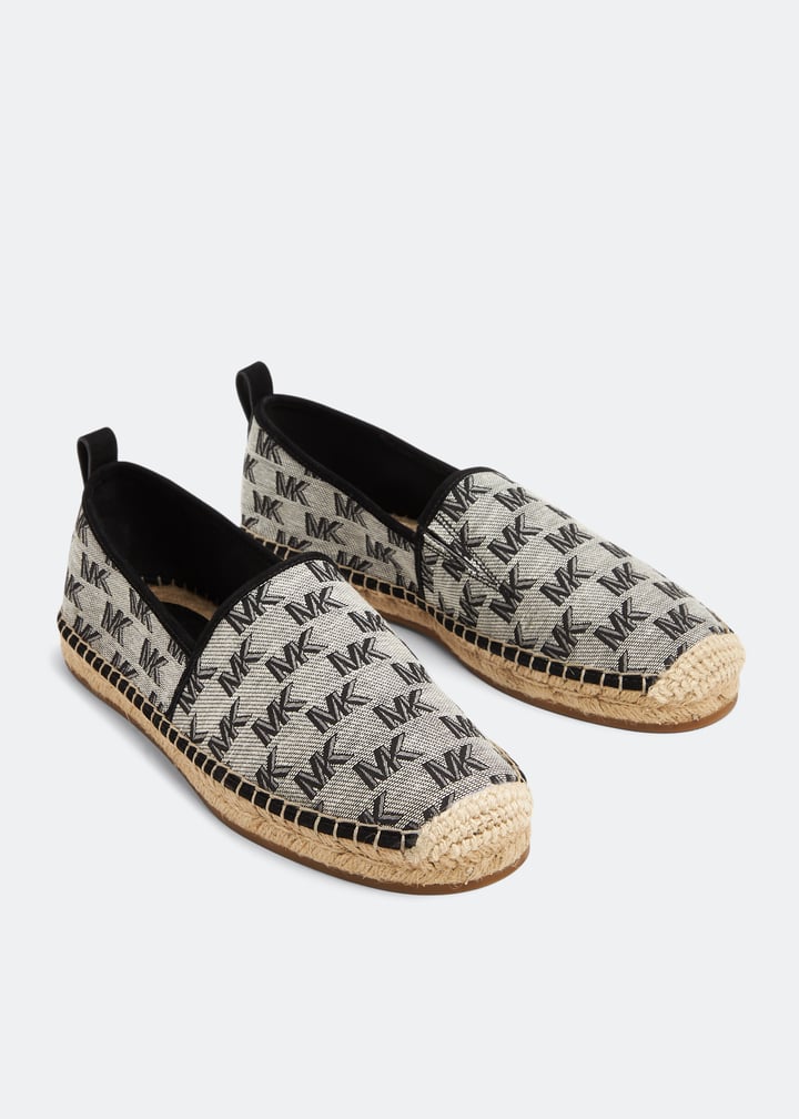 Michael Kors Owen logo jacquard espadrilles for Men - Black  display picture 1