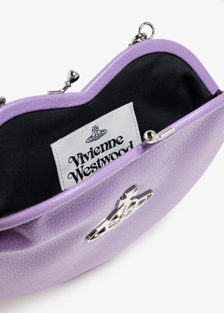 Vivienne Westwood Belle heart frame purse for Women - Purple in