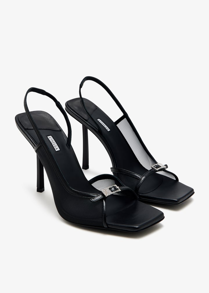 サンダル・ミュール LE SILLA SS25 'Vittoria' slingback (3460D090BXPP 152) Beige 100mm Vittoria sandals Le silla - women - LE SILLA